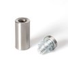 Outwater Round Standoffs, 1-1/2 in Bd L, Stainless Steel Brushed, 3/4 in OD 3P1.56.00182